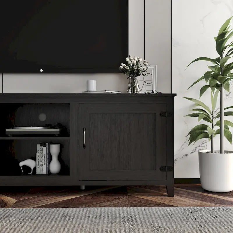 Mobile TV da 70" con ante e vani a giorno per TV fino a 60"
