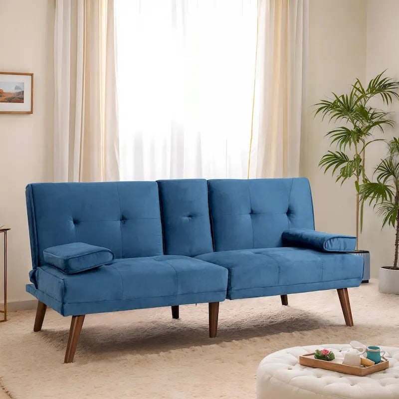 Divanetto piccolo da 60" – Divano letto convertibile 3-in-1 carino