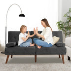 Divanetto piccolo da 60" – Divano letto convertibile 3-in-1 carino