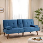 Divanetto piccolo da 60" – Divano letto convertibile 3-in-1 carino