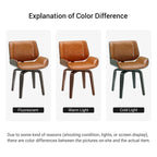 Poltrona girevole di design Mid-Century Modern – Similpelle