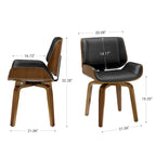 Poltrona girevole di design Mid-Century Modern – Similpelle