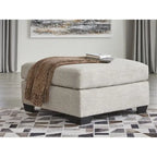 Pouf Ottomano con Seduta Imbottita – Poggiapiedi da Salotto