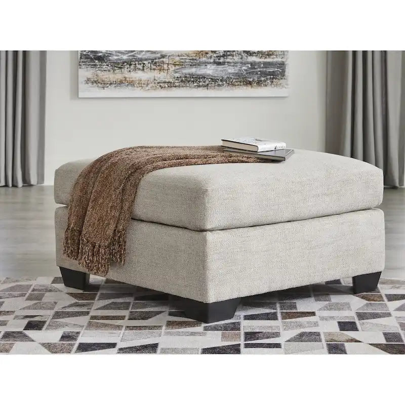 Pouf Ottomano con Seduta Imbottita – Poggiapiedi da Salotto