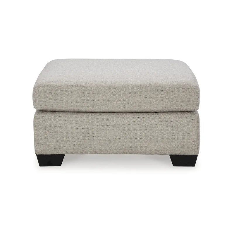 Pouf Ottomano con Seduta Imbottita – Poggiapiedi da Salotto