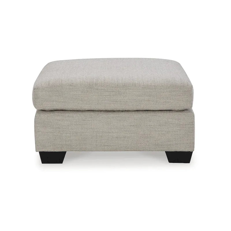Pouf Ottomano con Seduta Imbottita – Poggiapiedi da Salotto