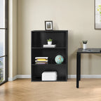 Libreria a 3 ripiani da 48 pollici – Laminato nero o bianco