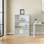 Libreria a 3 ripiani da 48 pollici – Laminato nero o bianco
