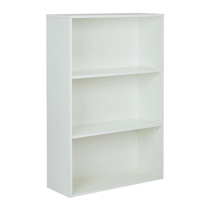 Libreria a 3 ripiani da 48 pollici – Laminato nero o bianco