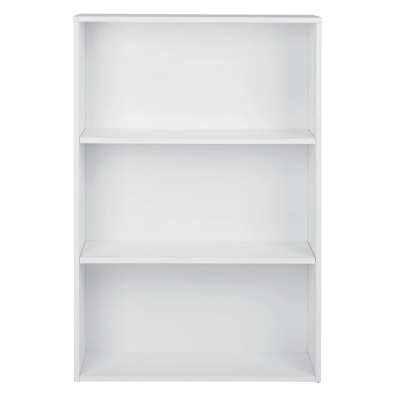 Libreria a 3 ripiani da 48 pollici – Laminato nero o bianco