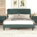 Letto a piattaforma imbottito Queen Size