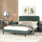 Letto a piattaforma imbottito Queen Size