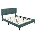 Letto a piattaforma imbottito Queen Size