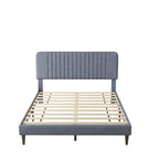 Letto a piattaforma imbottito Queen Size