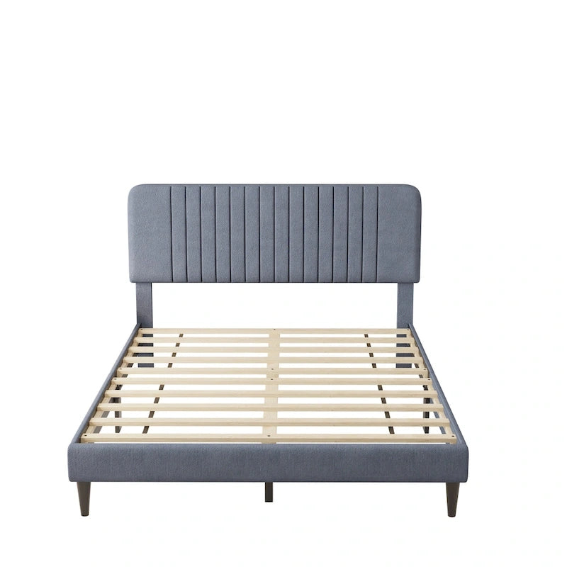 Letto a piattaforma imbottito Queen Size