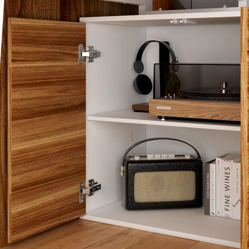 Scrivania angolare a L da 54,3" con mobile contenitore e 3 cassetti