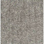 Panca contenitore da 42" con borchie decorative – Fantasia a spina di pesce color tortora