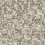 Panca contenitore da 42" con borchie decorative – Fantasia a spina di pesce color tortora