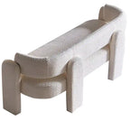 Divano moderno 75,59 Wide Bouclé per soggiorno, beige