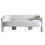 Divano moderno 75,59 Wide Bouclé per soggiorno, beige