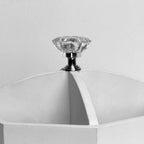 Organizzatore da scrivania girevole e portapenne – Bianco, 4 scomparti